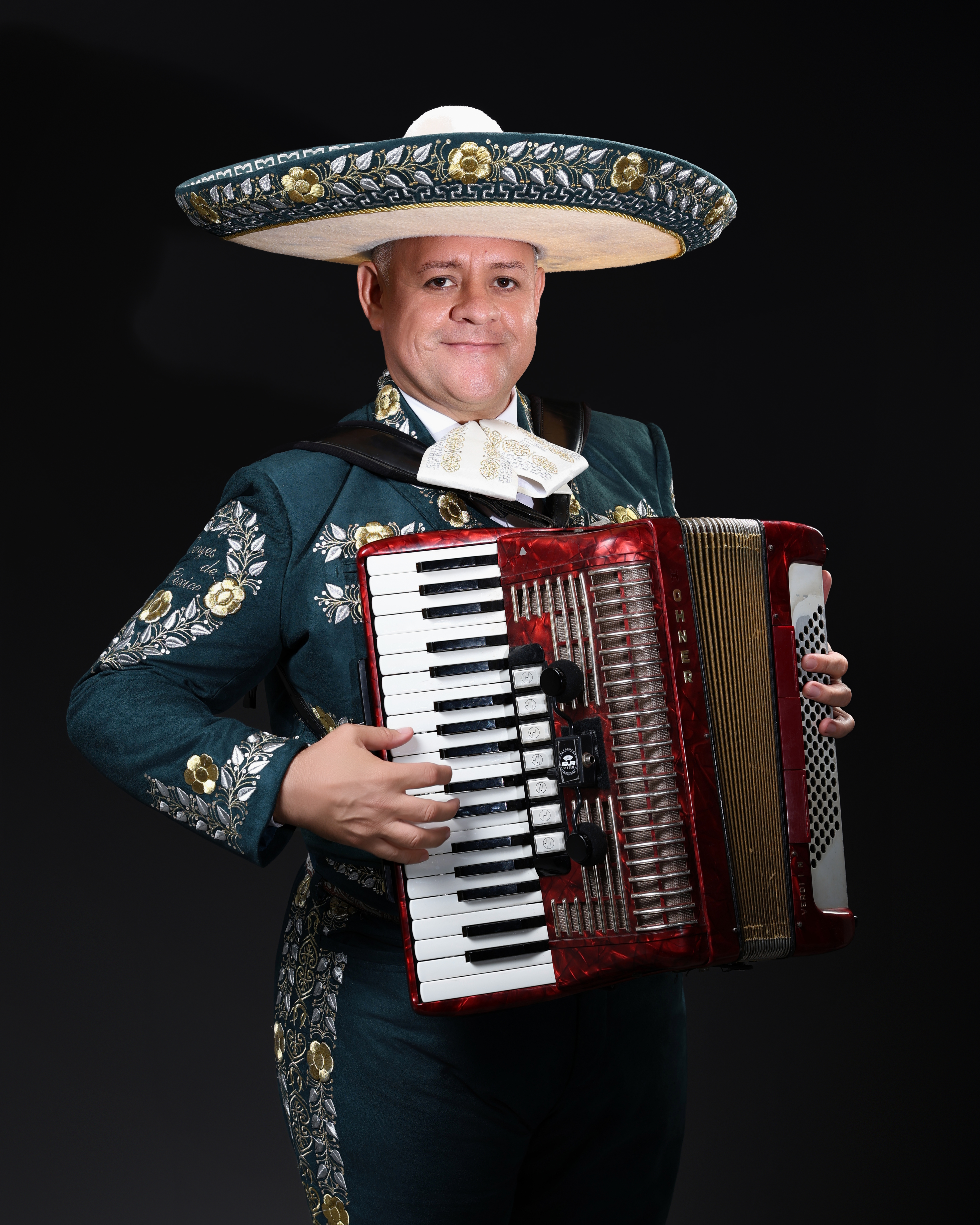 Trompetista del Mariachi Reyes de México.